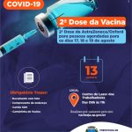 Segunda Dose Vacinação contra Covid-19